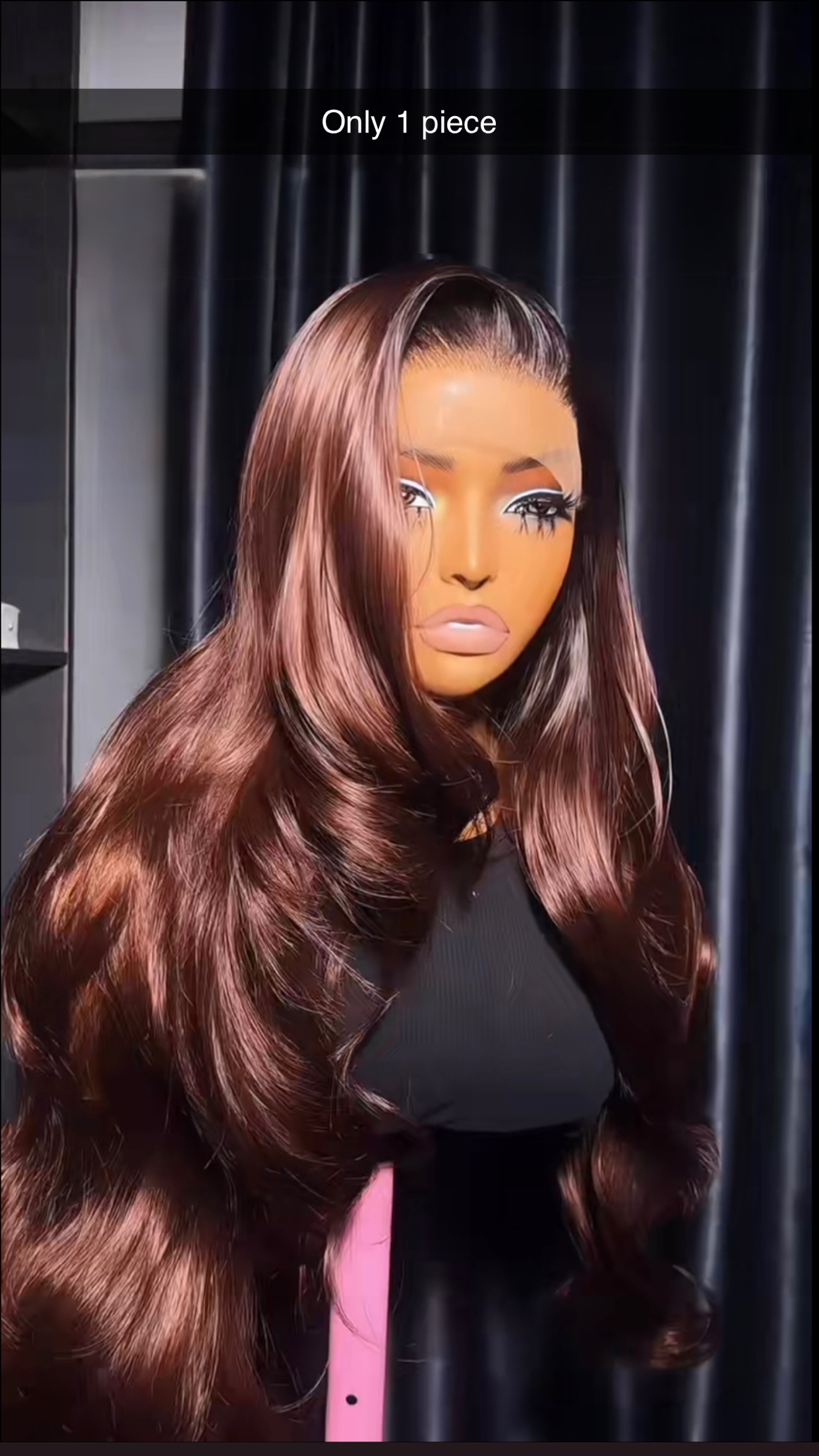 DARK BROWN BOUNCE HD LACE FRONTAL WIG LENGHT 30
